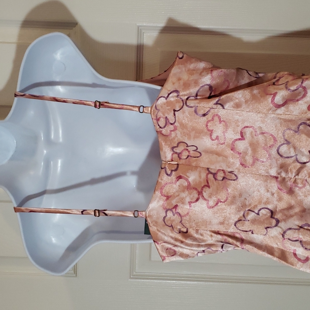 Wild Fable slinky pink spaghetti strap Slip Dress - Picture 6 of 8
